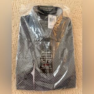 Society of Threads Men's Slim Fit Black and White shirt slim